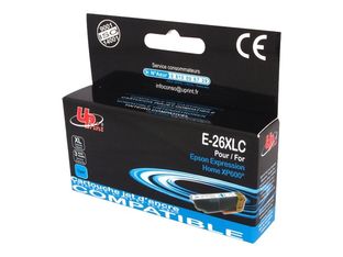 Cartucho de Tinta Epson 26XL Cian Compatible Uprint XL 12356