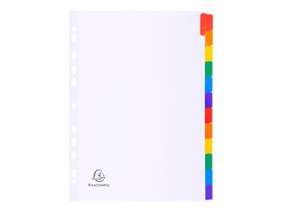 Exacompta Nature Future - Intercalaire 12 positions - A4 - carte blanche