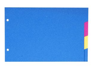 Exacompta Forever - Intercalaire 4 positions - pour fiches Bristol 14,8 x 21 cm - carte recyclée