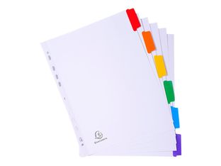 Exacompta Nature Future - Intercalaire 6 positions - A4 Maxi - carte blanche