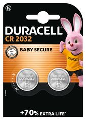 DURACELL CR2032 - 2 piles boutons - 3V