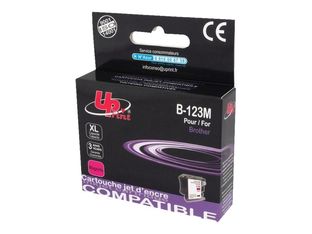Cartouche compatible Brother LC121/LC123/LC125 - magenta - Uprint