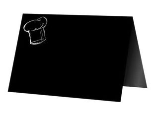 Bequet - 10 Chevalets "Toque" - 7 x 5 cm - pour les banlageries/pâtisseries