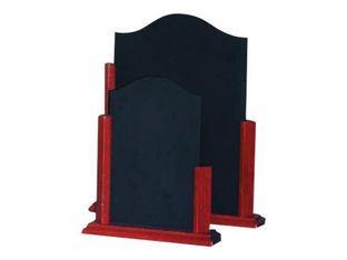 Bequet - 3 Présentoirs bois et ardoise "Stilo" - 15 x 22 cm