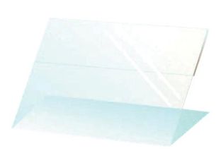 Bequet - 10 Chevalets "Plexiglas" translucide - 6 x 8 cm