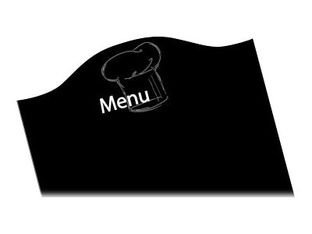 Bequet - Ardoise murale "Brasserie Menu" - 70 x 50 cm