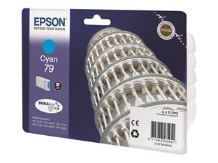 Epson 79 - 6.5 ml - cián - original - cartucho de tinta - para WorkForce Pro WF-4630DWF, WF-4640DTWF, WF-5110DW, WF-5190DW, WF-5620DWF, WF-5690DWF