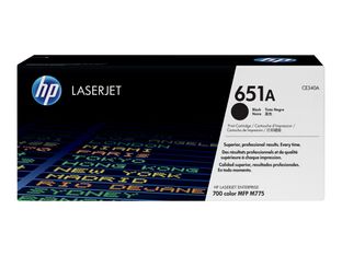 HP 651A - noir - cartouche laser d'origine (CE340A)