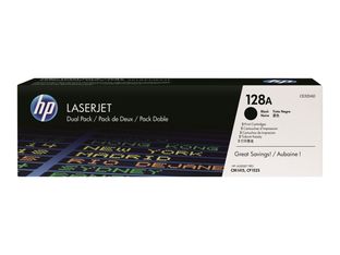 HP 128A - Pack de 2 - noir - cartouche laser d'origine