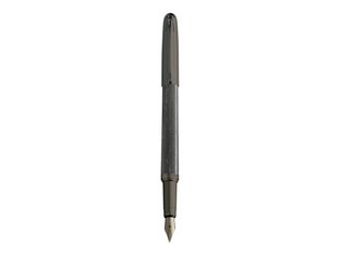 Editions Oberthur Séquoia - Stylo plume - Pointe M - Corps bois d'abricotier gris gun