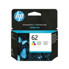 HP 62 - 3 couleurs - cartouche d'encre originale (C2P06AE)