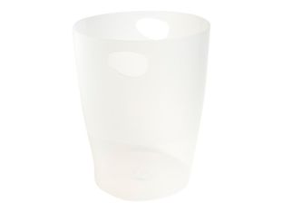 Exacompta ECOBIN Classic - Cesto de basura - 15 L - asas - polipropileno (PP) - translucent ice white