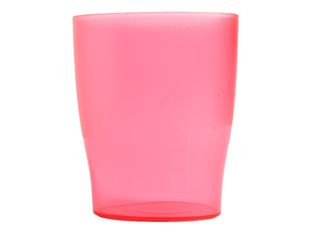 Exacompta EcoPen - Pot à crayons framboise translucide