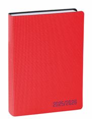 Agenda Galaxy - 1 jour par page - 12 x 17 cm - rouge - Quo Vadis