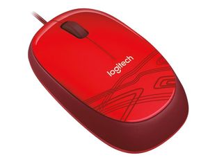 Logitech M105 - souris filaire - rouge