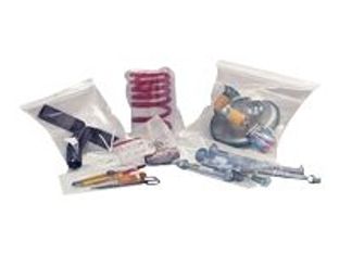 Logistipack - 100 Sachets à fermeture zip - 120 x 180 mm - transparent