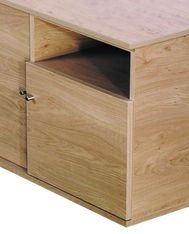 Porte pour console LEVEL/STEELY/WOODY/URBAN - imitation chêne clair