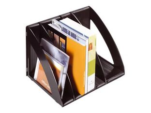 CEP Confort - Porte-revues jeu de 6 verticaliseurs noir