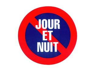 Pickup - Plaque de signalisation ronde - 180 mm (diamêtre) - stationnement interdit à tout moment