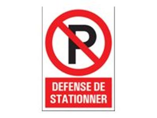 Pickup - Panneau Défense de stationner - 230 x 330 mm