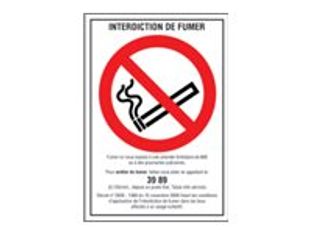 Pickup - Panneau Interdit de fumer - 230 x 330 mm