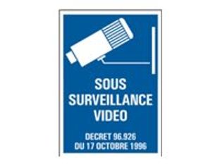 Pickup - Panneau Sous surveillance - 230 x 330 mm
