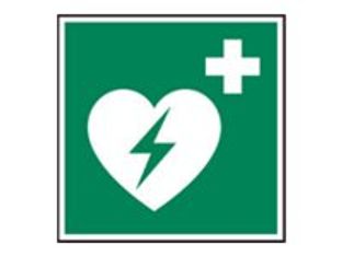 Pickup - Pictogramme - Défibrilateur automatique - 150 x 150 mm
