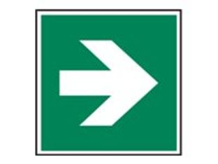 Pickup - Pictogramme - Flèche direction droite - 150 x 150 mm