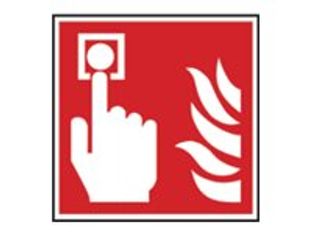 Pickup - Pictogramme - Point d'alarme - 150 x 150 mm