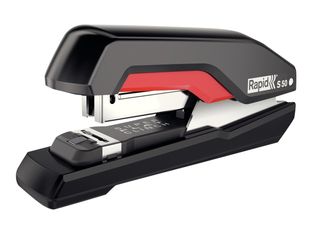Rapid - Agrafeuse Supreme S50 noir/rouge - capacité de 50 feuilles - agrafes 24/6-8+ ou 26/6-8+