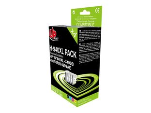 Cartouche remanufacturée HP 940XL - pack de 4 - noir, cyan, magenta, jaune - Uprint