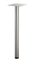 Pied tube - diamètre 60 mm - gris - Gautier