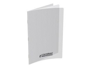 Conquérant Classique - Cahier polypro A4 (21x29,7cm) - 96 pages - petits carreaux (5x5mm) - transparent