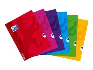 Oxford Openflex - Cahier polypro 24 x 32 cm - 48 pages - grands carreaux (Seyes) - disponible dans différentes couleurs