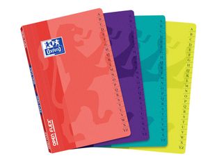 Oxford OpenFlex - Répertoire 9 x 14 cm - 96 pages - petits carreaux (5x5 mm) - disponible dans différentes couleurs
