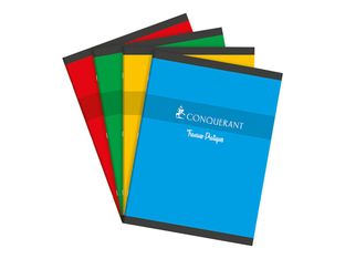 Conquérant - Cahier de travaux pratiques (TP) - 24 x 32 cm - 96 pages - grands carreaux (Seyes)