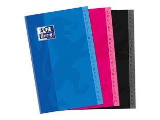 Oxford - Répertoire broché 11 x 17 cm - 192 pages - petits carreaux (5x5 mm) - disponible dans différentes couleurs