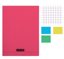 Calligraphe 8000 - Cahier polypro - 17 x 22 cm - 96 pages - petits carreaux (5x5 mm) - disponible dans différentes couleurs