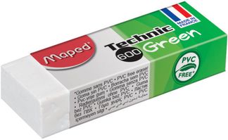 Maped - Gomme Technic 600 Green avec fourreau