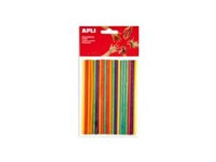 Palo redondo colores 25u. 150x5mm