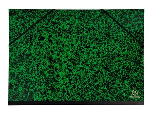 Exacompta - Carton à dessin à élastiques - 32 x 45 cm - vert