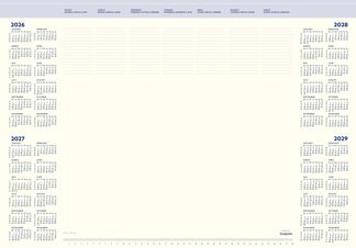 Brepols - Calendrier sous main Office mate - 59 x 41,2 cm