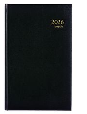 Agenda Lima Caravelle - 1 jour par page - 13 x 20,8 cm - noir - Brepols