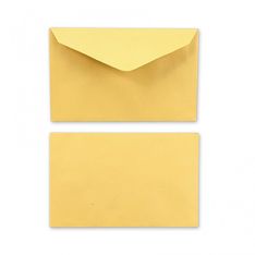 La Couronne - 1000 Enveloppes élection - 90 x 140 mm - 80 gr - sans fenêtre - jaune - sans gommage