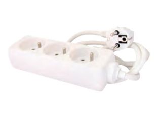 Multiprise sans interrupteur 3 prises - 1,5m