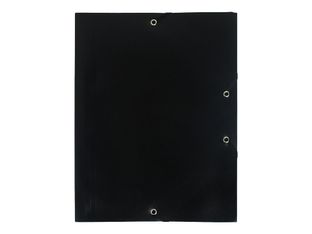 Exacompta - Chemise polypro à rabats - A4 - pour 150 feuilles - noir opaque