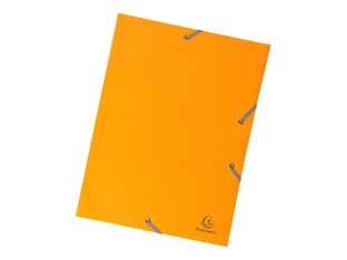 Exacompta - Chemise polypro à rabats - A4 - pour 150 feuilles - jaune opaque