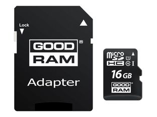 Goodram - carte mémoire 16 Go - Class 10 - micro SDHC - UHS-I U1