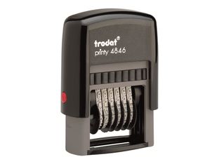 Trodat - Tampon Printy 4846 - numéroteur 6 lignes