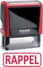 Trodat Xprint - Tampon formule "Rappel" - rouge